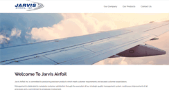 Desktop Screenshot of jarvisairfoil.com